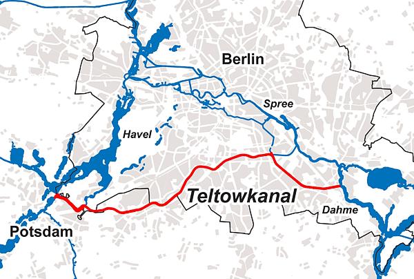Teltowkanal Verlauf